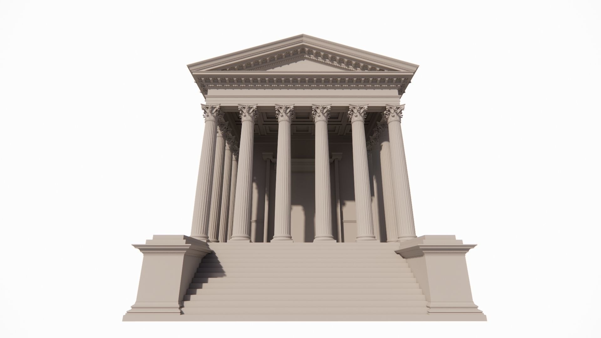 Historical temple-place of worship 3D model_21