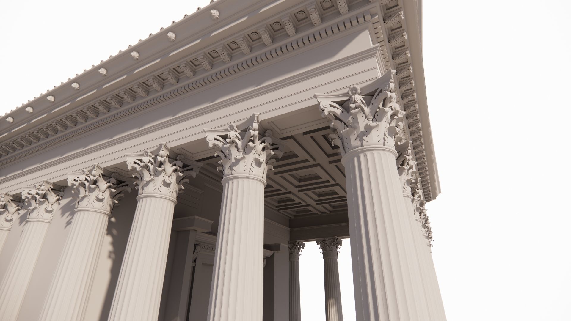 Historical temple-place of worship 3D model_17