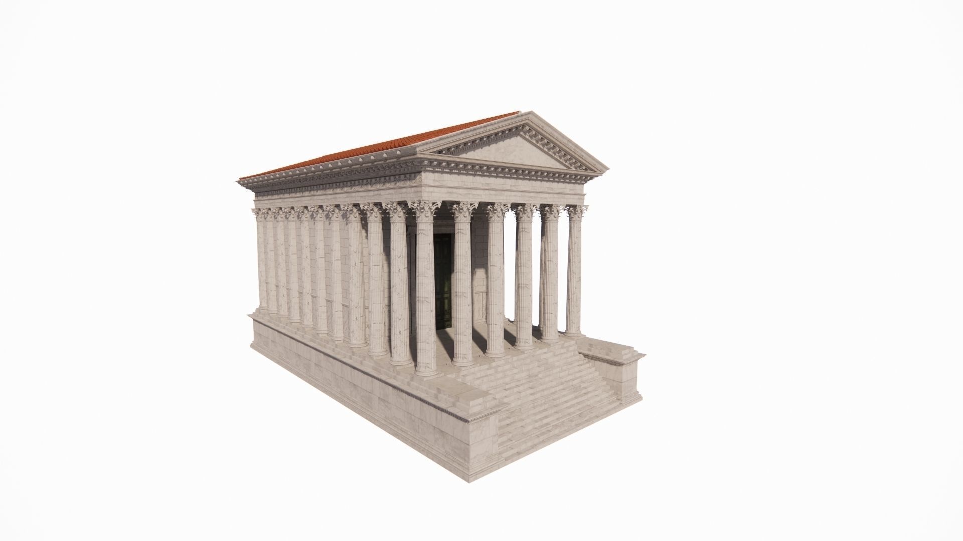 Historical temple-place of worship 3D model_1