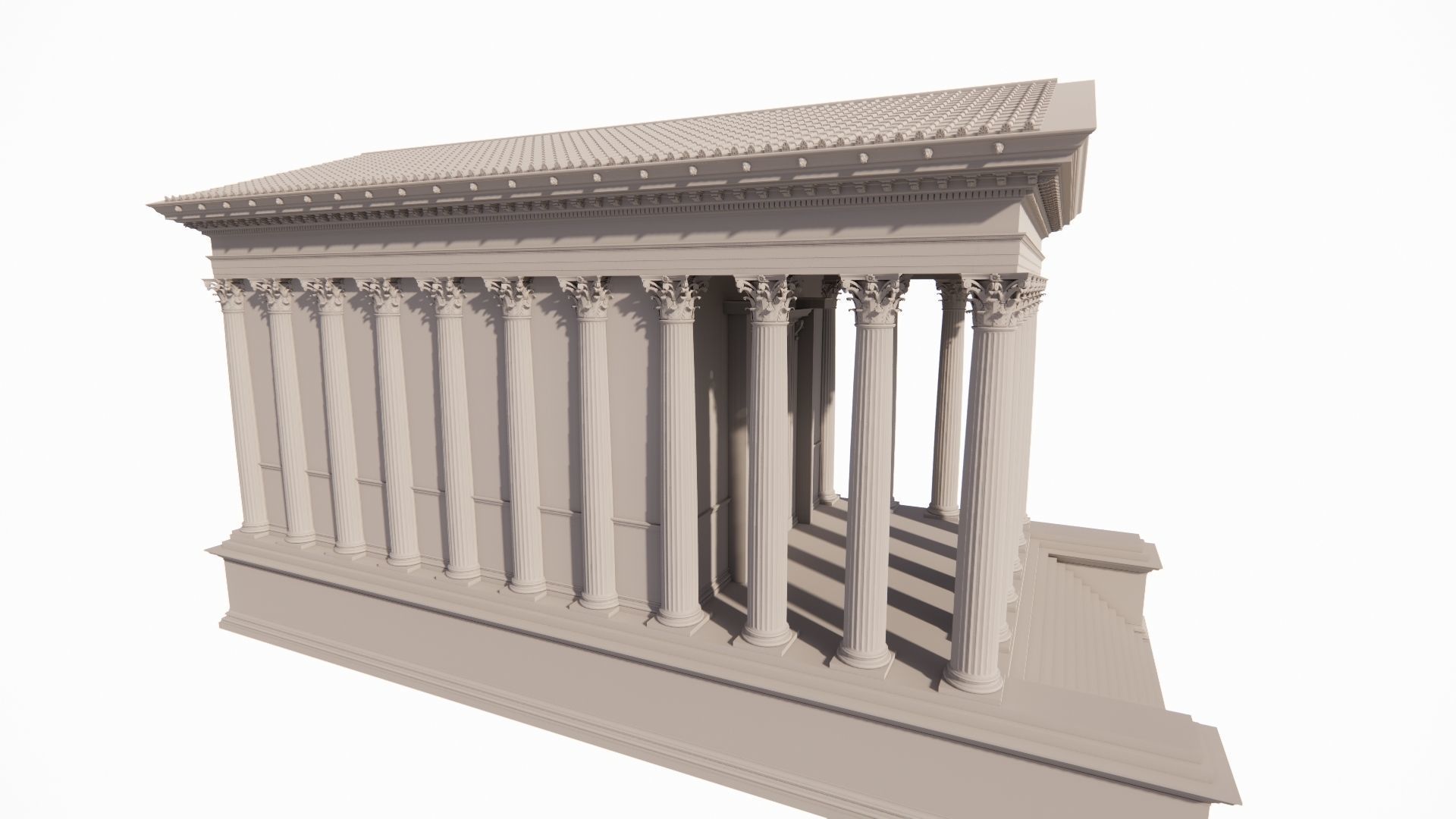 Historical temple-place of worship 3D model_18