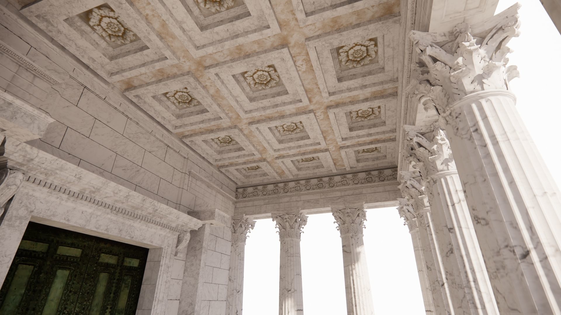 Historical temple-place of worship 3D model_16