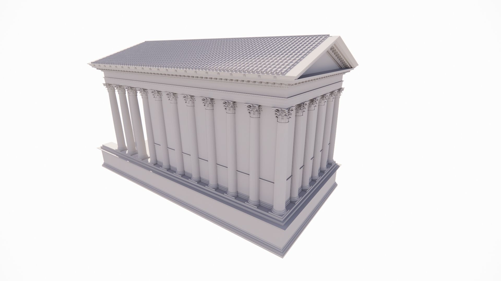 Historical temple-place of worship 3D model_24
