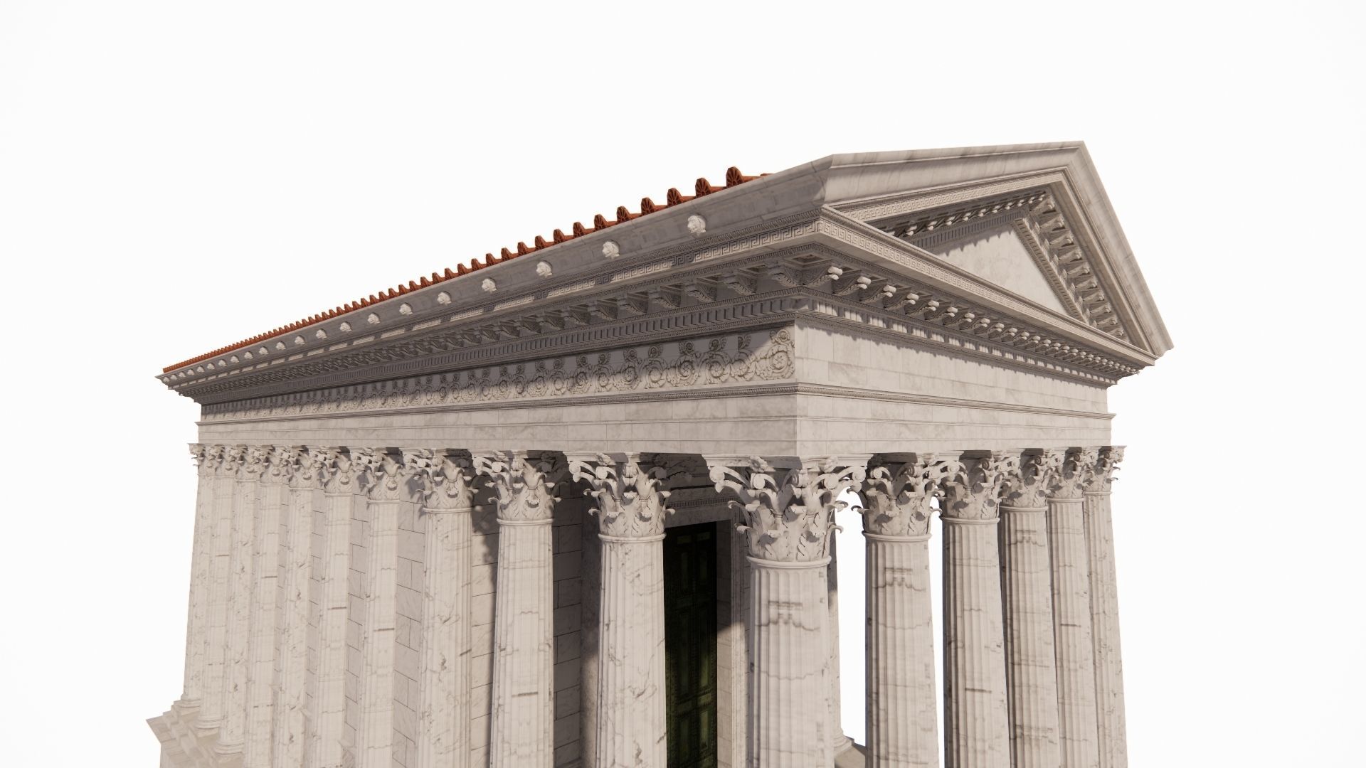 Historical temple-place of worship 3D model_15