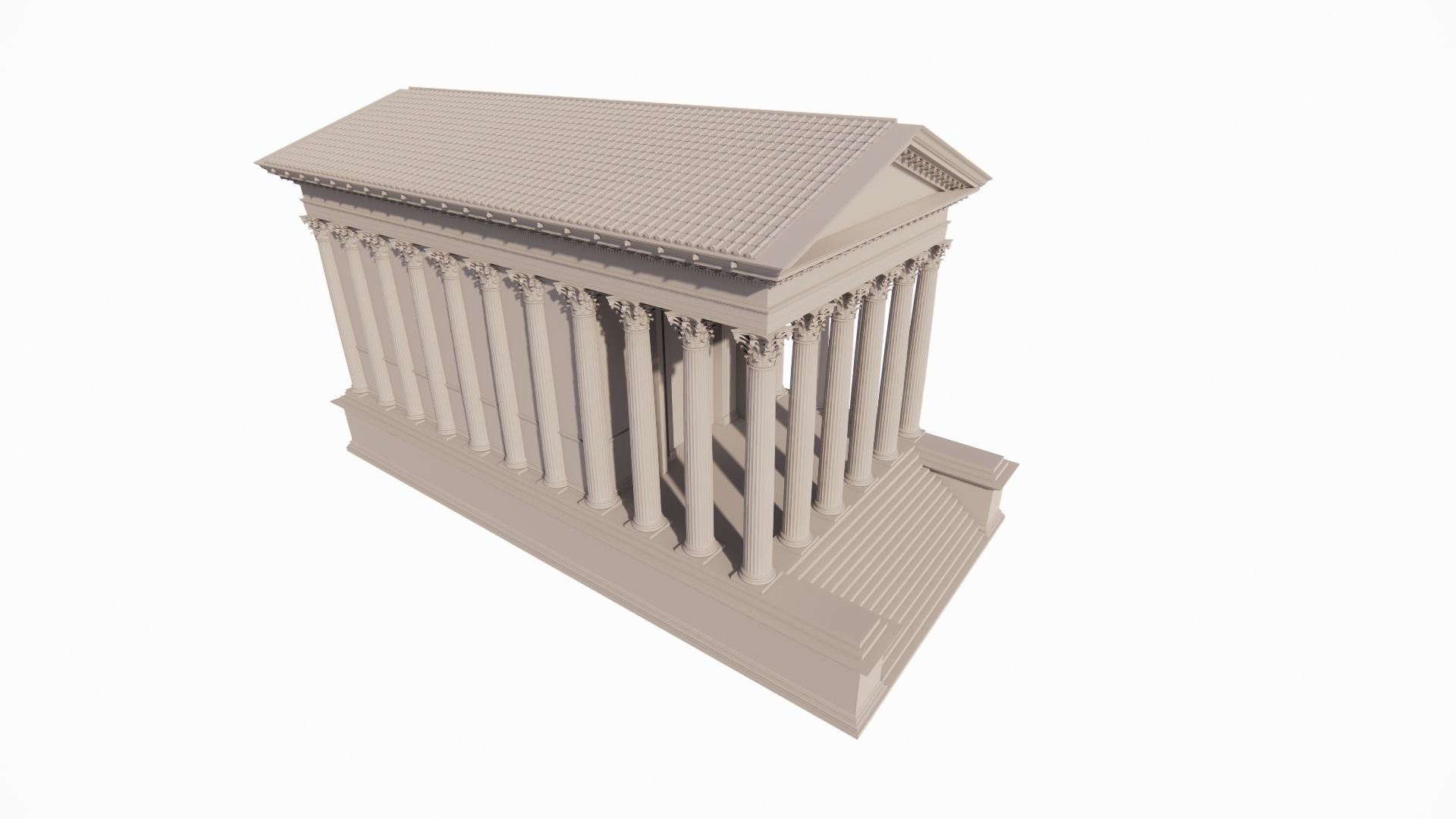 Historical temple-place of worship 3D model_22