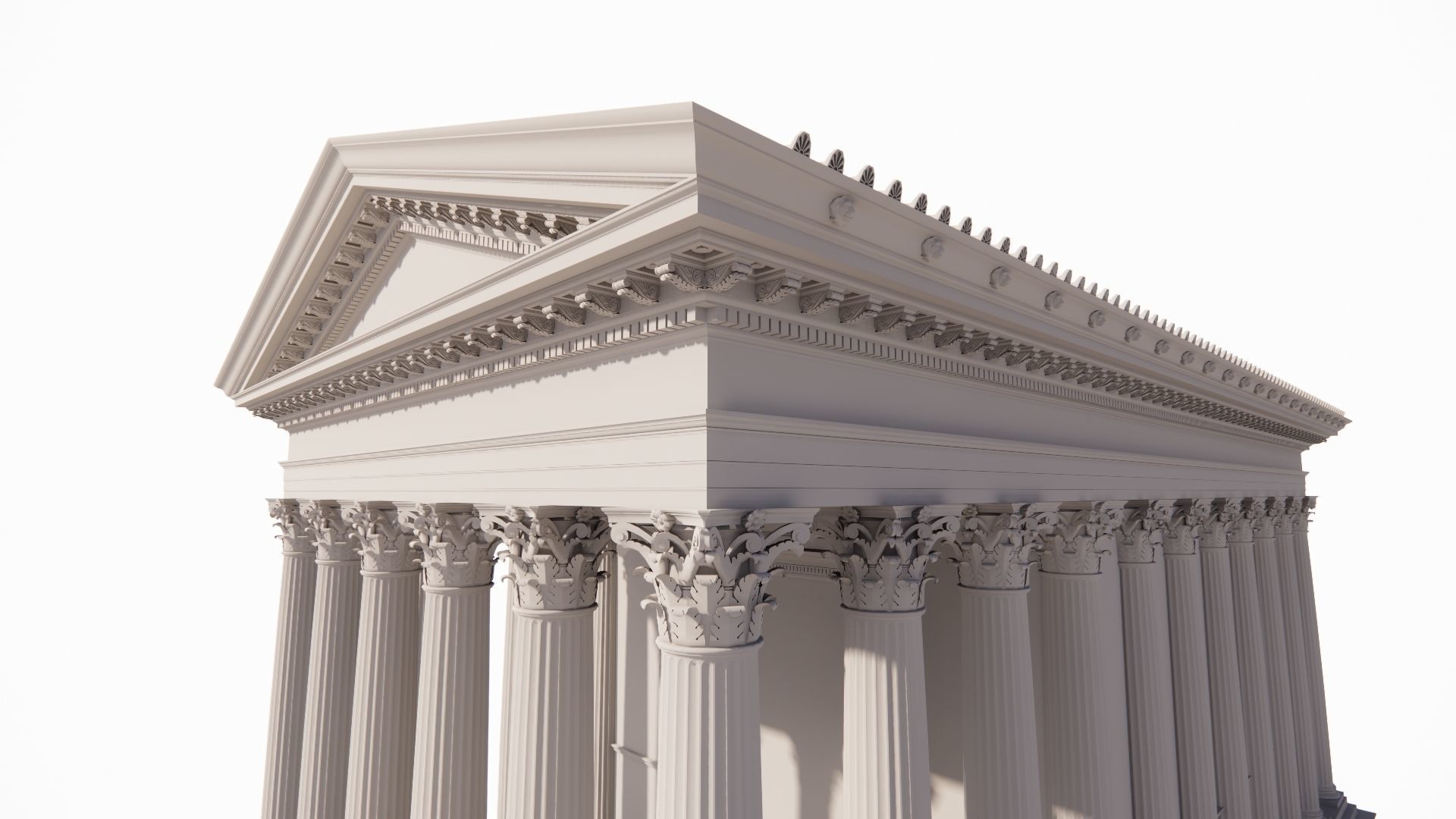 Historical temple-place of worship 3D model_28