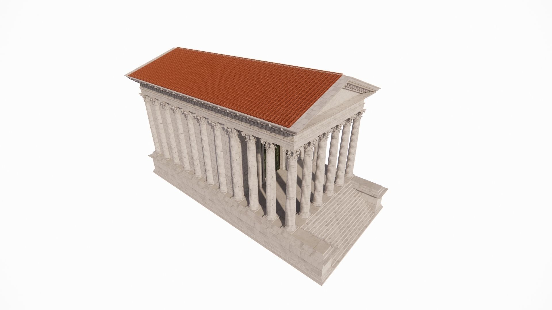Historical temple-place of worship 3D model_9