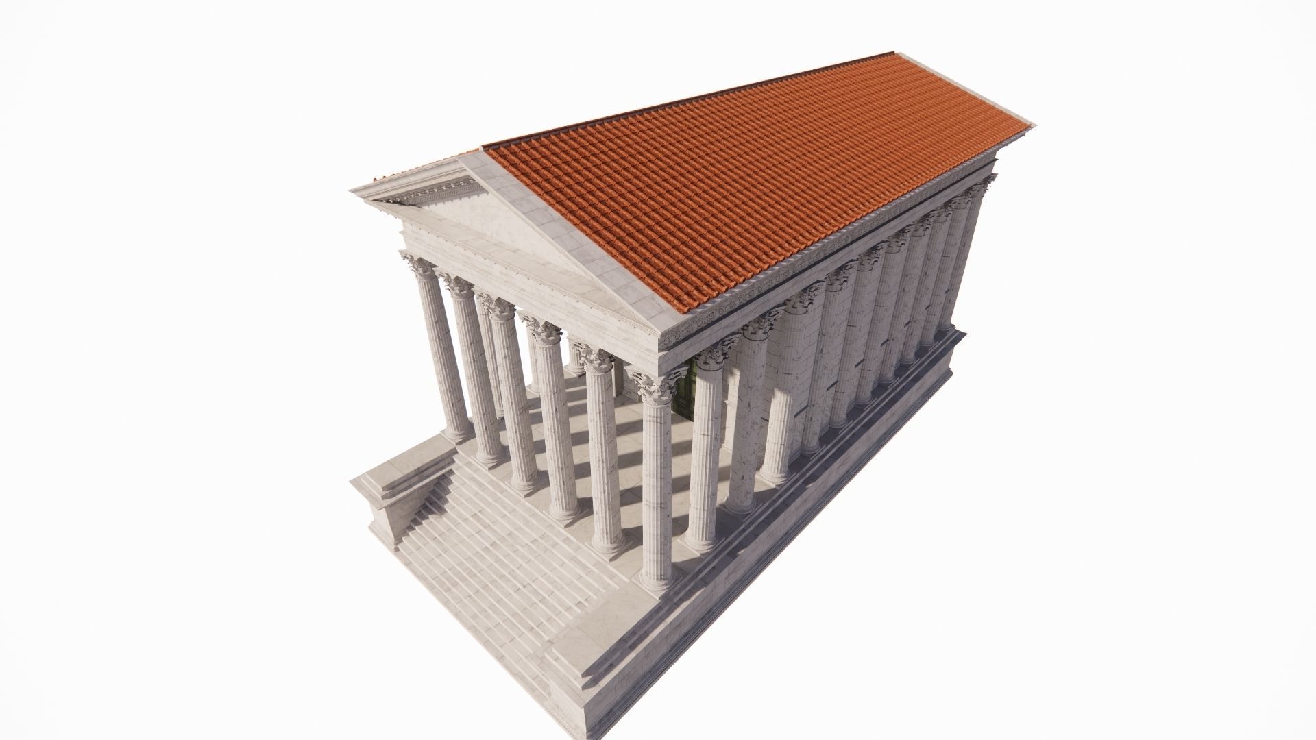 Historical temple-place of worship 3D model_10