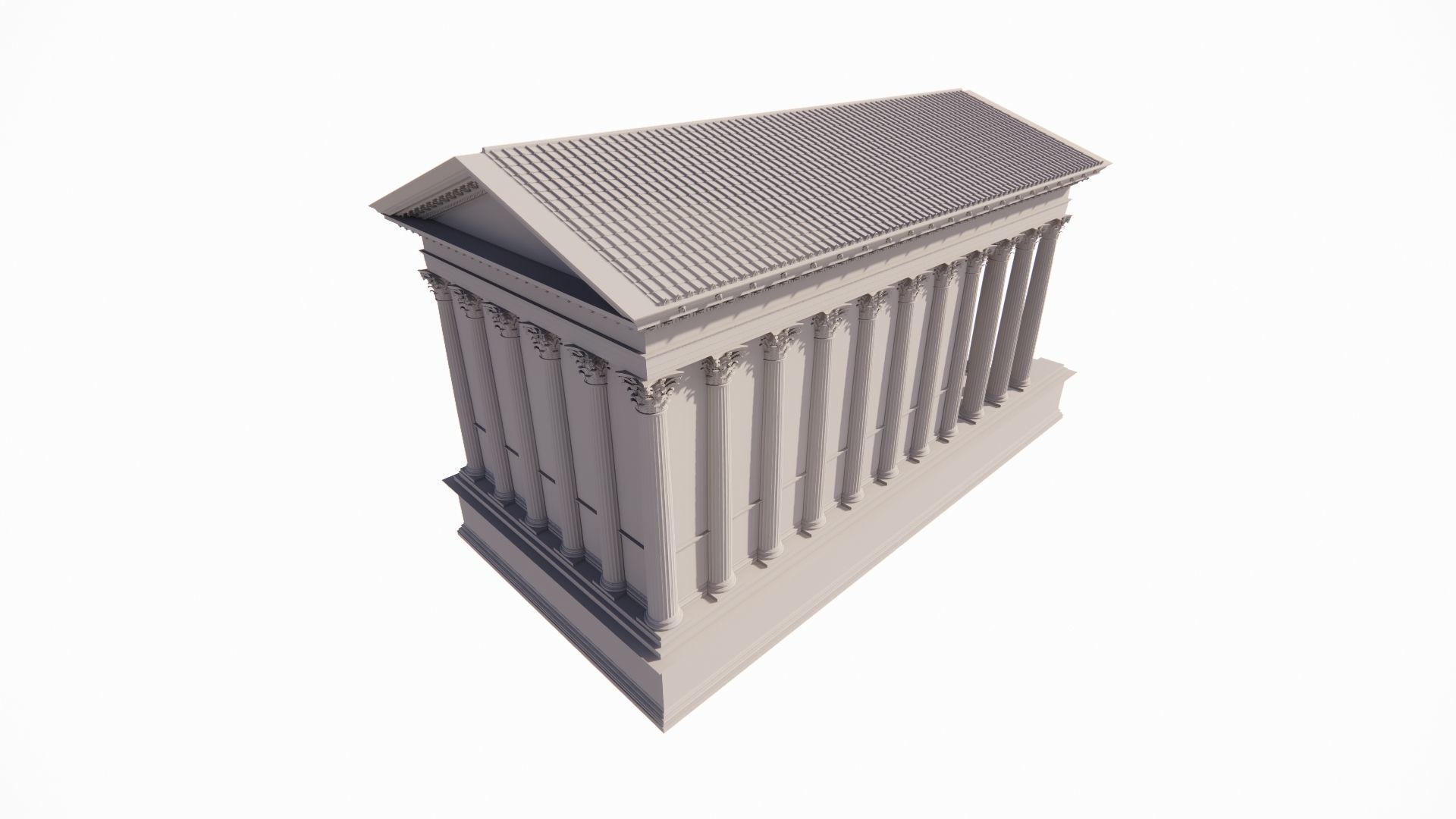 Historical temple-place of worship 3D model_23