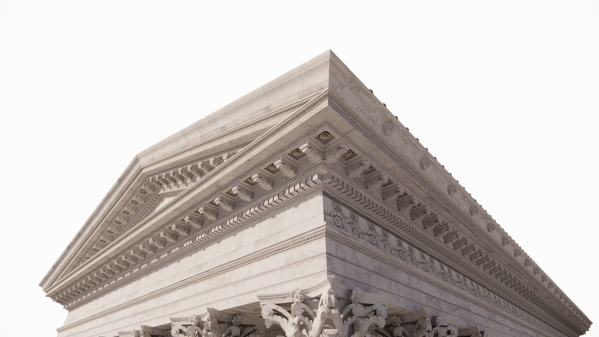 Historical temple-place of worship 3D model_12