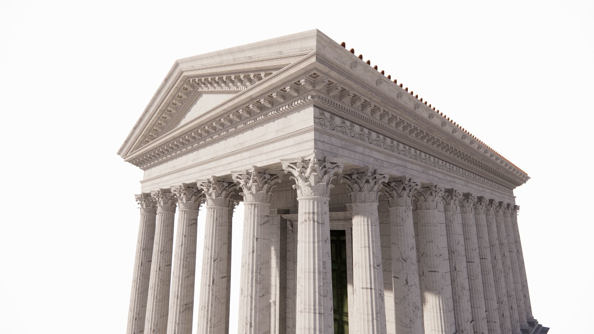 Historical temple-place of worship 3D model_11