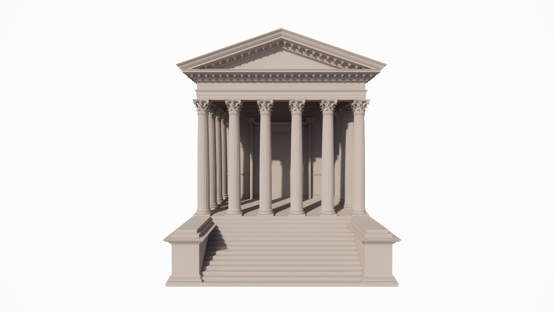 Historical temple-place of worship 3D model_20