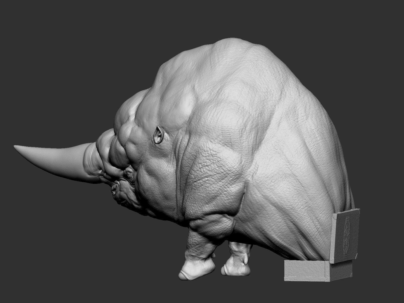 Harry Potter - Erumpent 3D print model_7