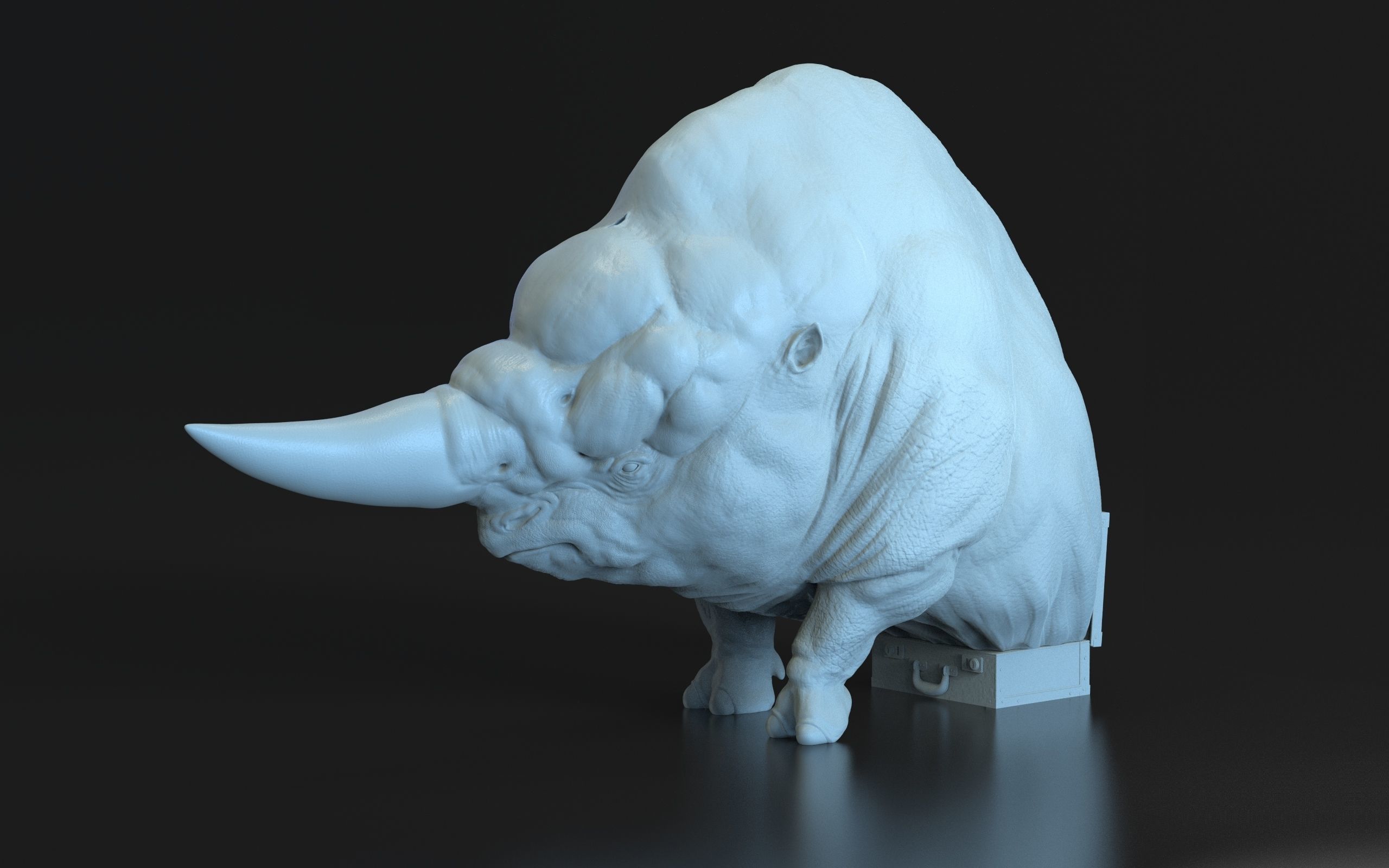 Harry Potter - Erumpent 3D print model_19
