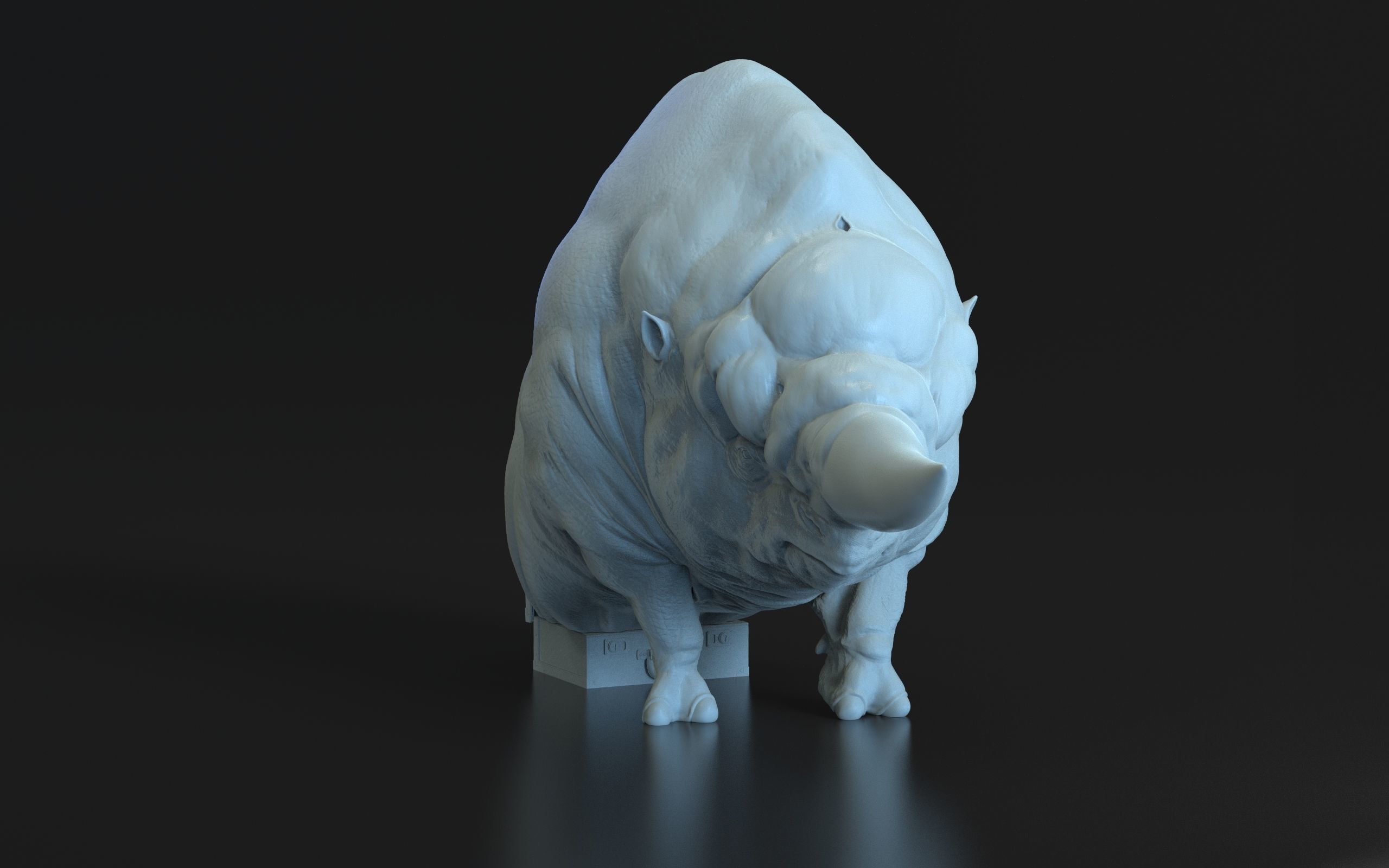 Harry Potter - Erumpent 3D print model_15