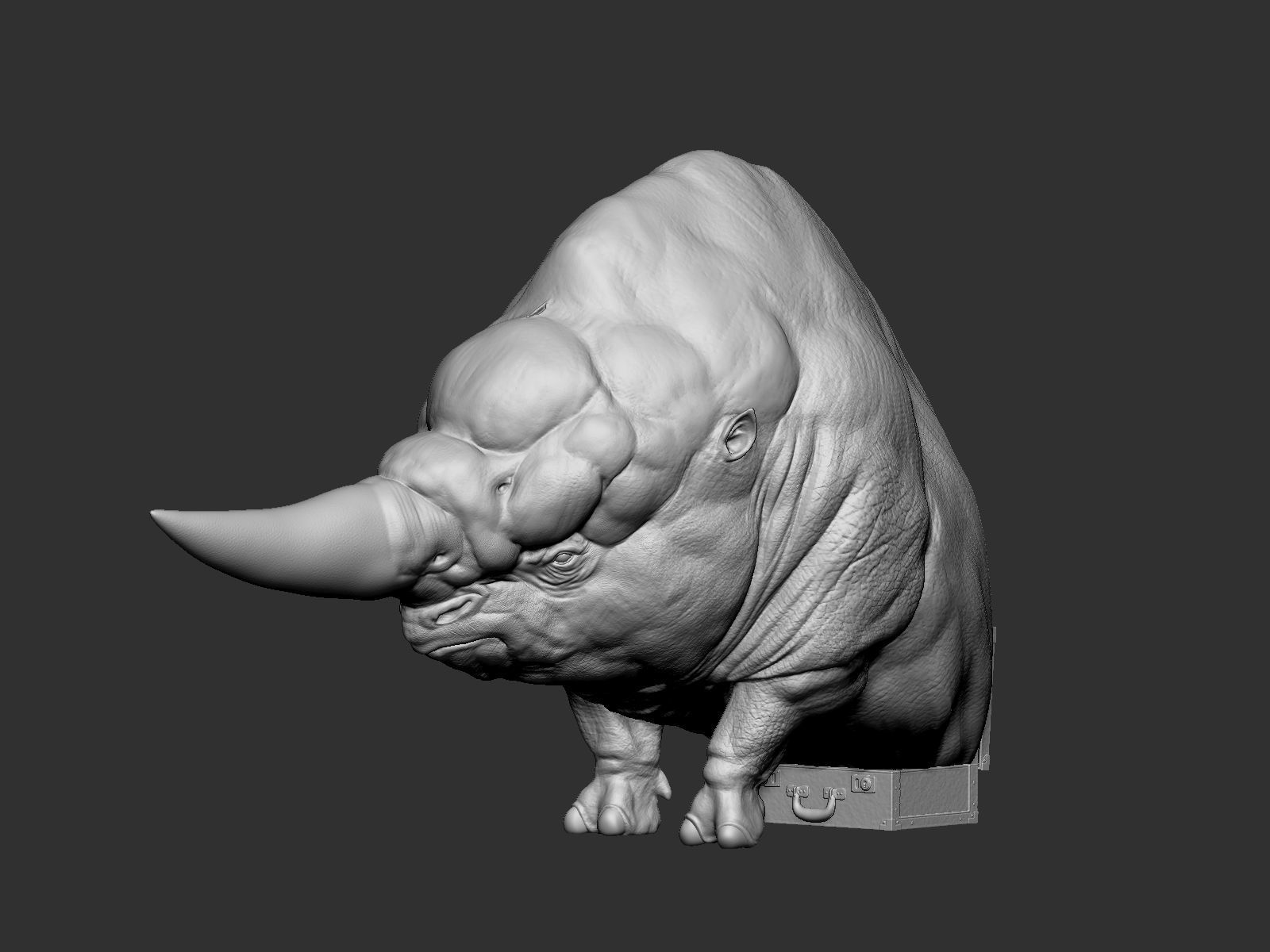 Harry Potter - Erumpent 3D print model_9