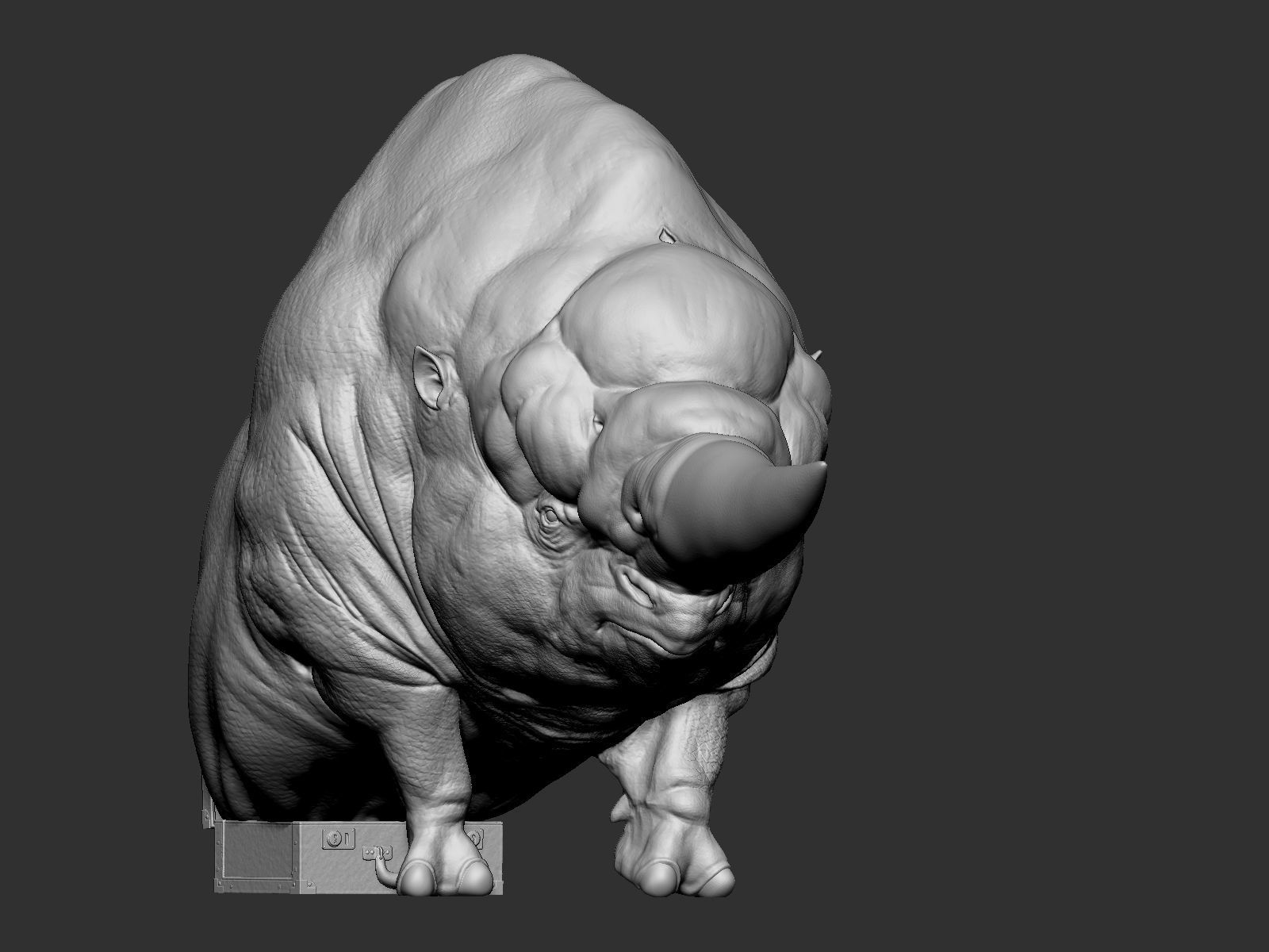 Harry Potter - Erumpent 3D print model_3