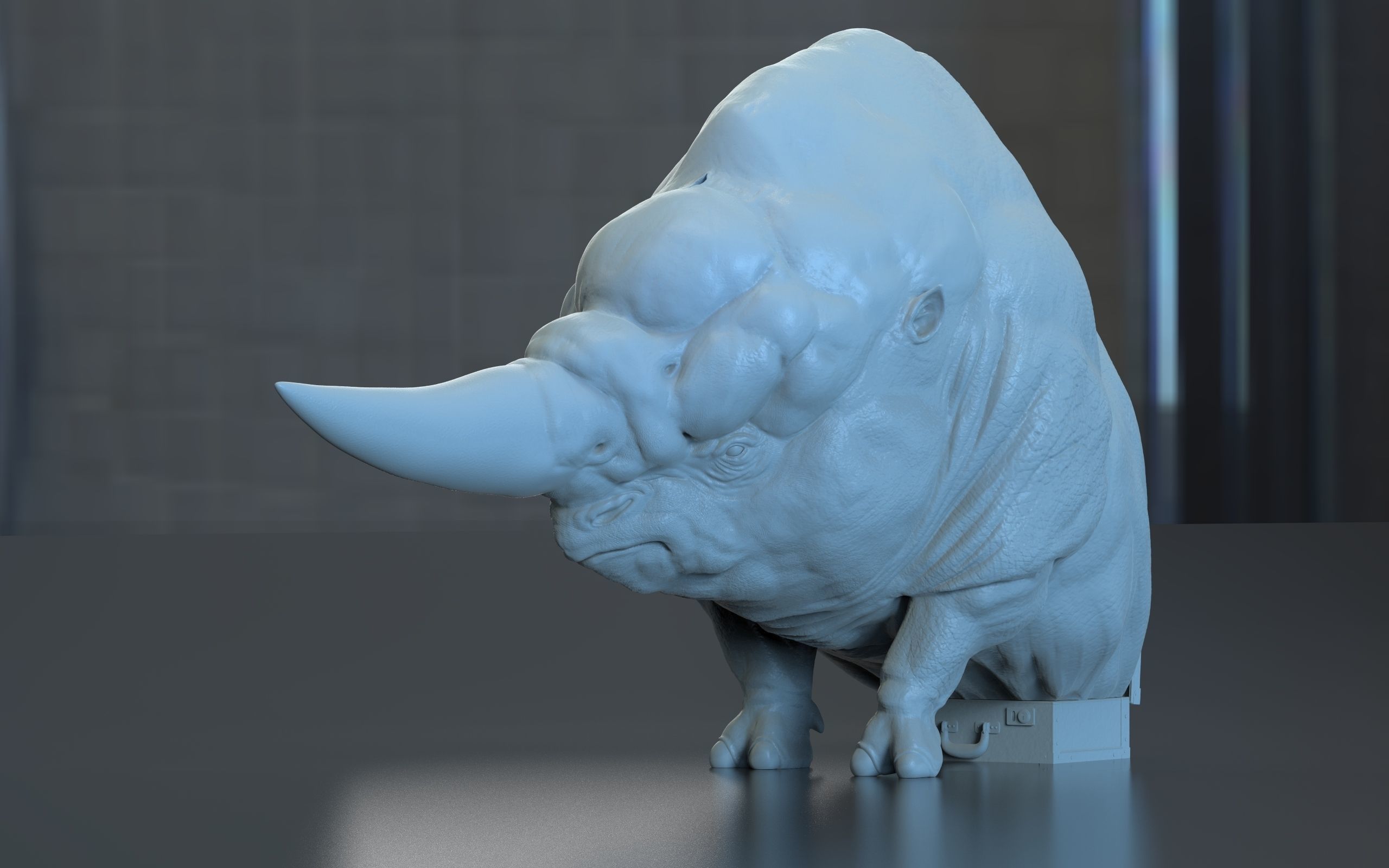 Harry Potter - Erumpent 3D print model_25