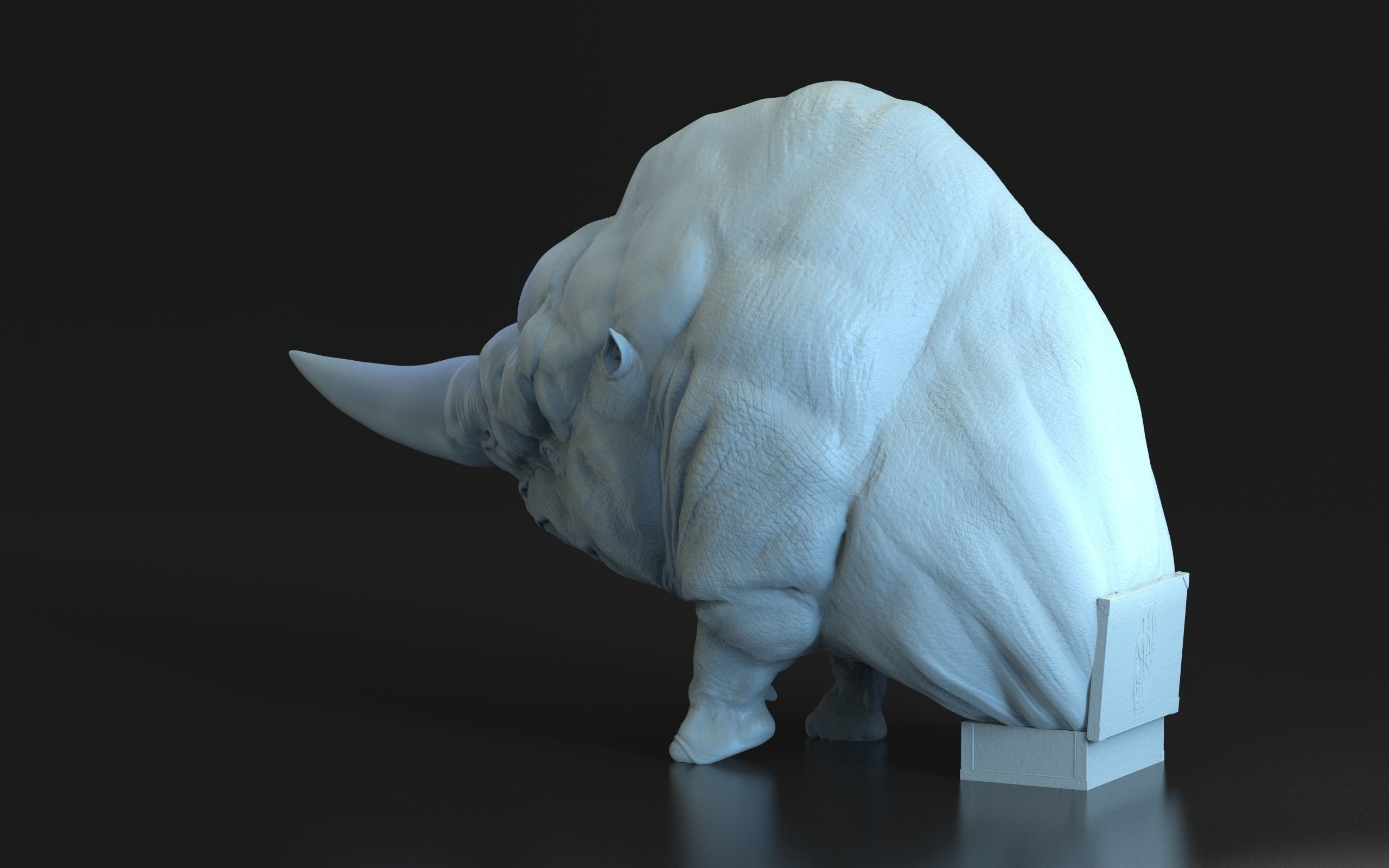 Harry Potter - Erumpent 3D print model_21