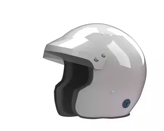 open face racing helmet