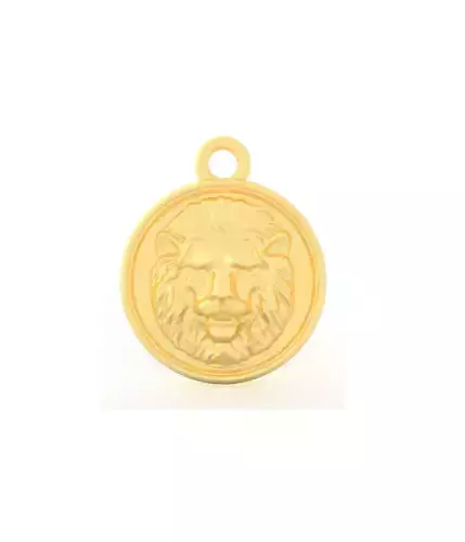 Lion pendant and signet ring 6 sizes 3D print model