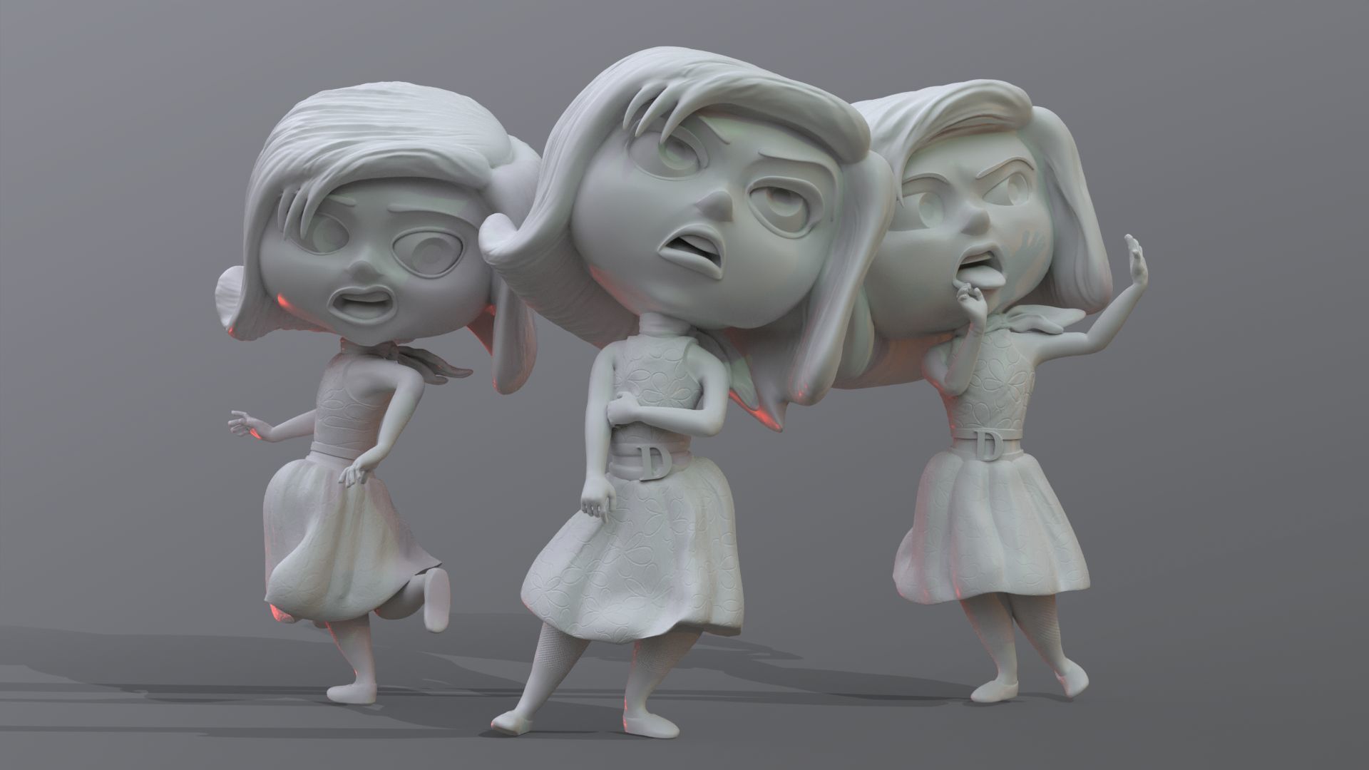 Disgust from Inside Out Renderable 3D print model_2