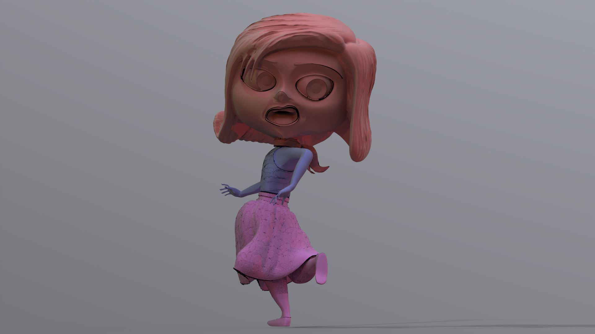Disgust from Inside Out Renderable 3D print model_13