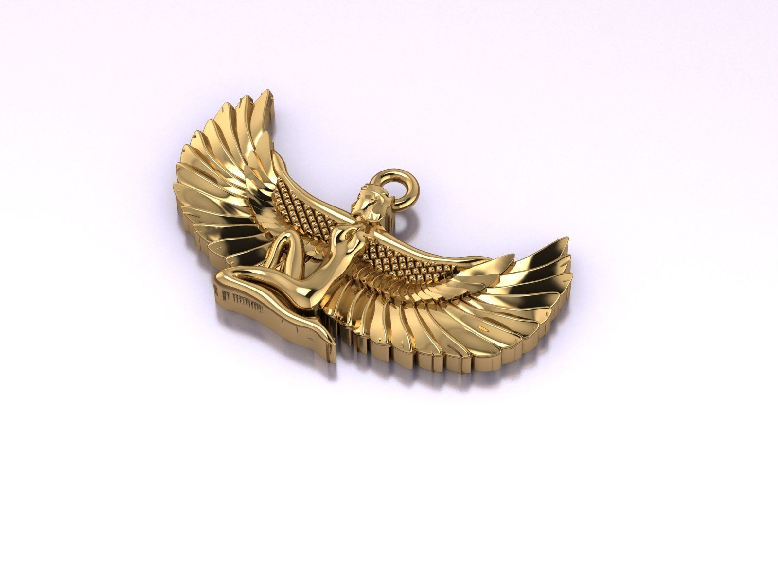 Pendant isis S272 3D print model_6