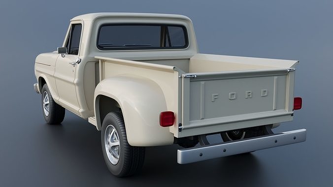 F-100 1970 3D print model 5