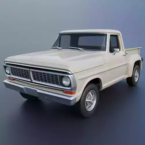 F-100 1970 3D print model