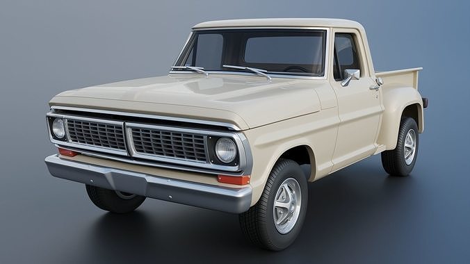 F-100 1970 3D print model 2