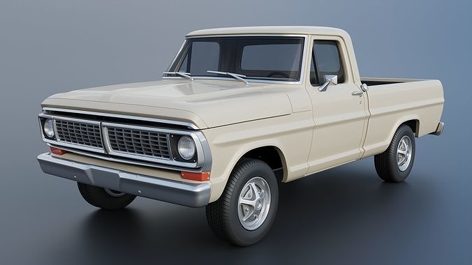 F-100 1970 3D print model 3