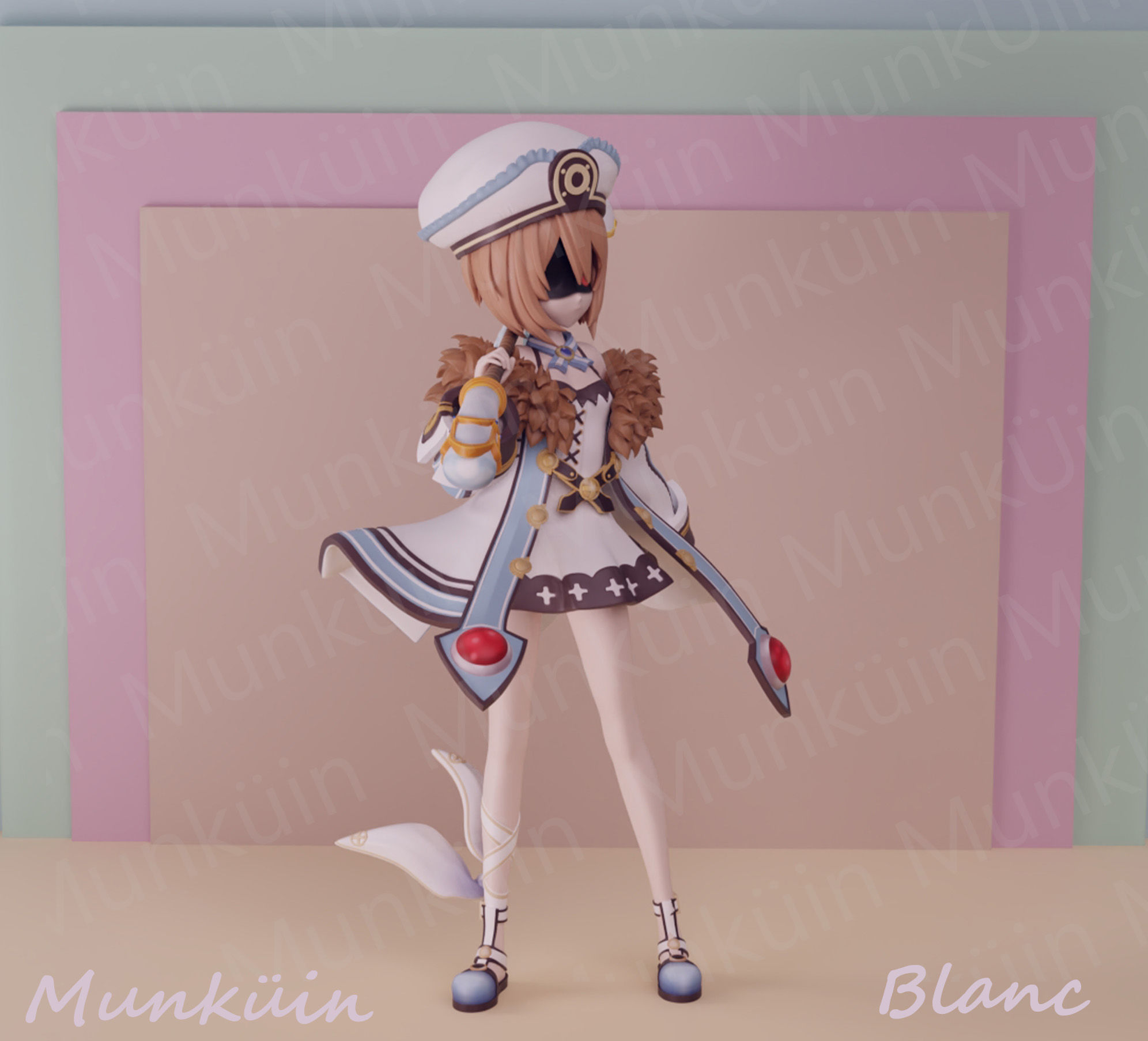 Fan Art - Blanc 3D print model_11