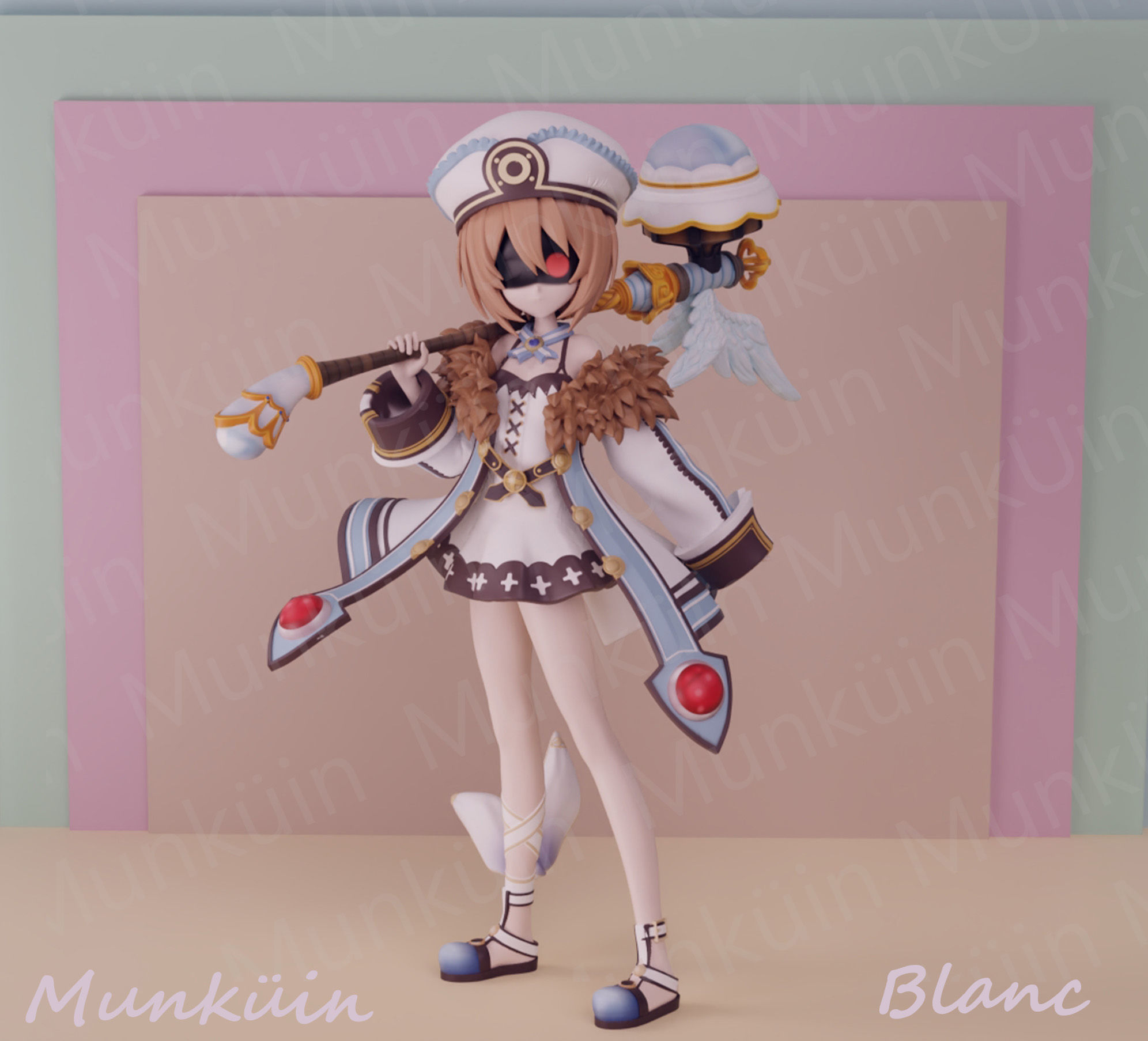 Fan Art - Blanc 3D print model_10