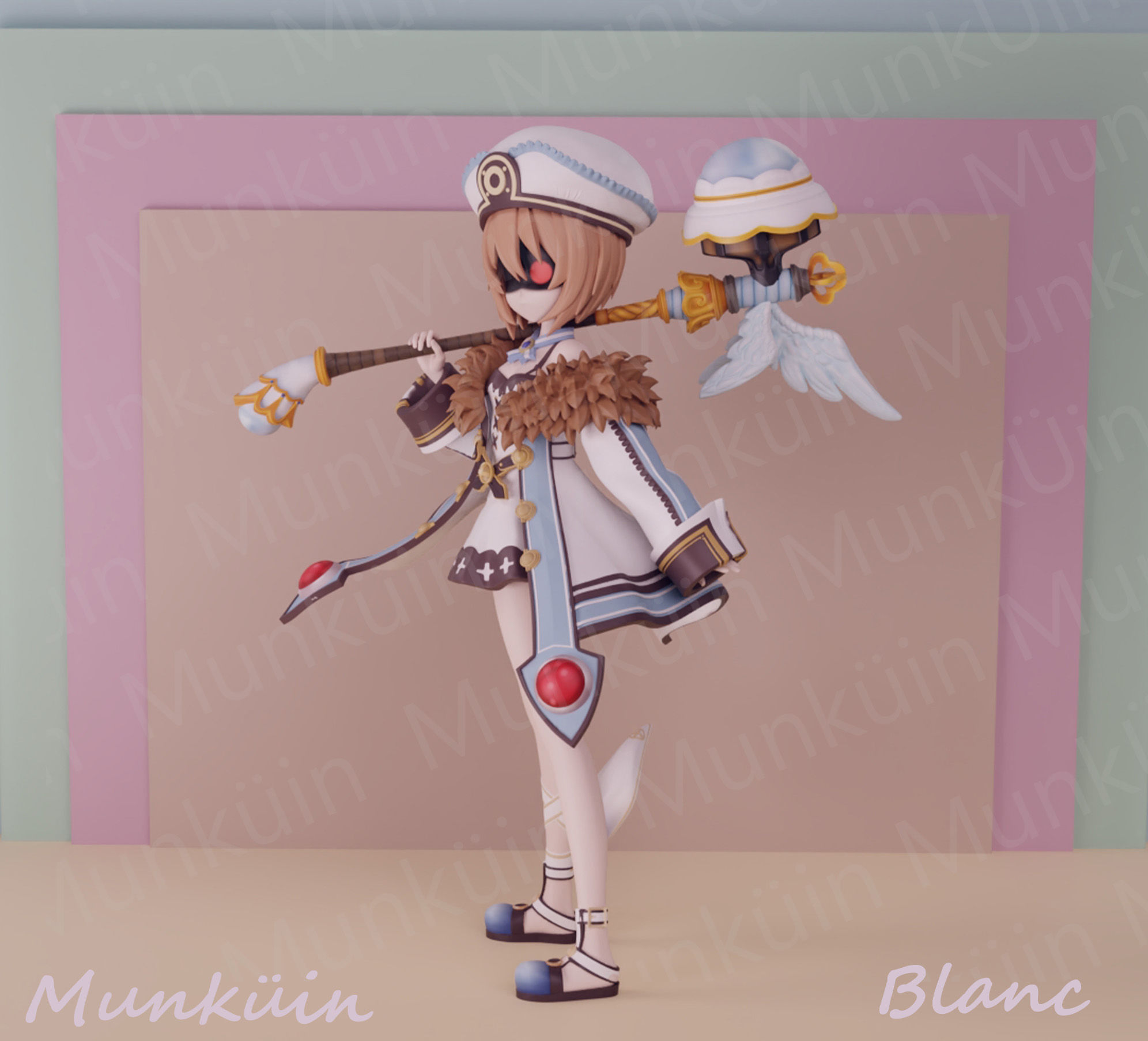 Fan Art - Blanc 3D print model_17