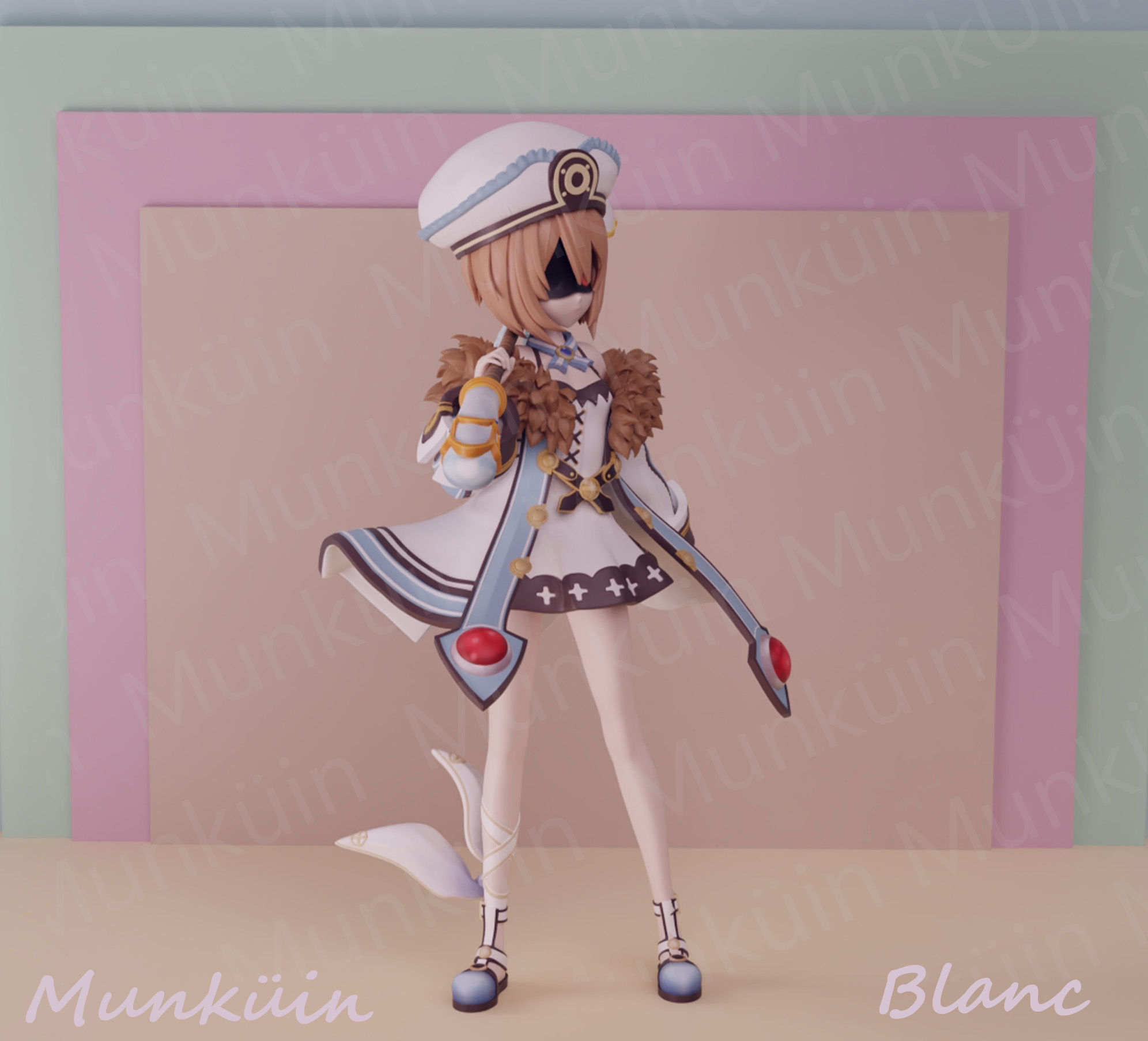 Fan Art - Blanc 3D print model_5