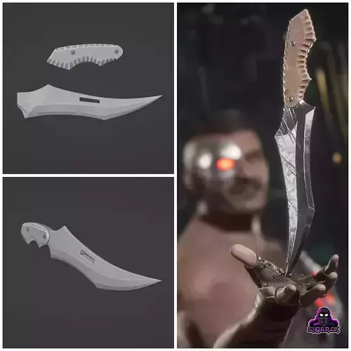 Kano knife from Mortal Kombat 11 - Osh-Tekk Serpents Tooth