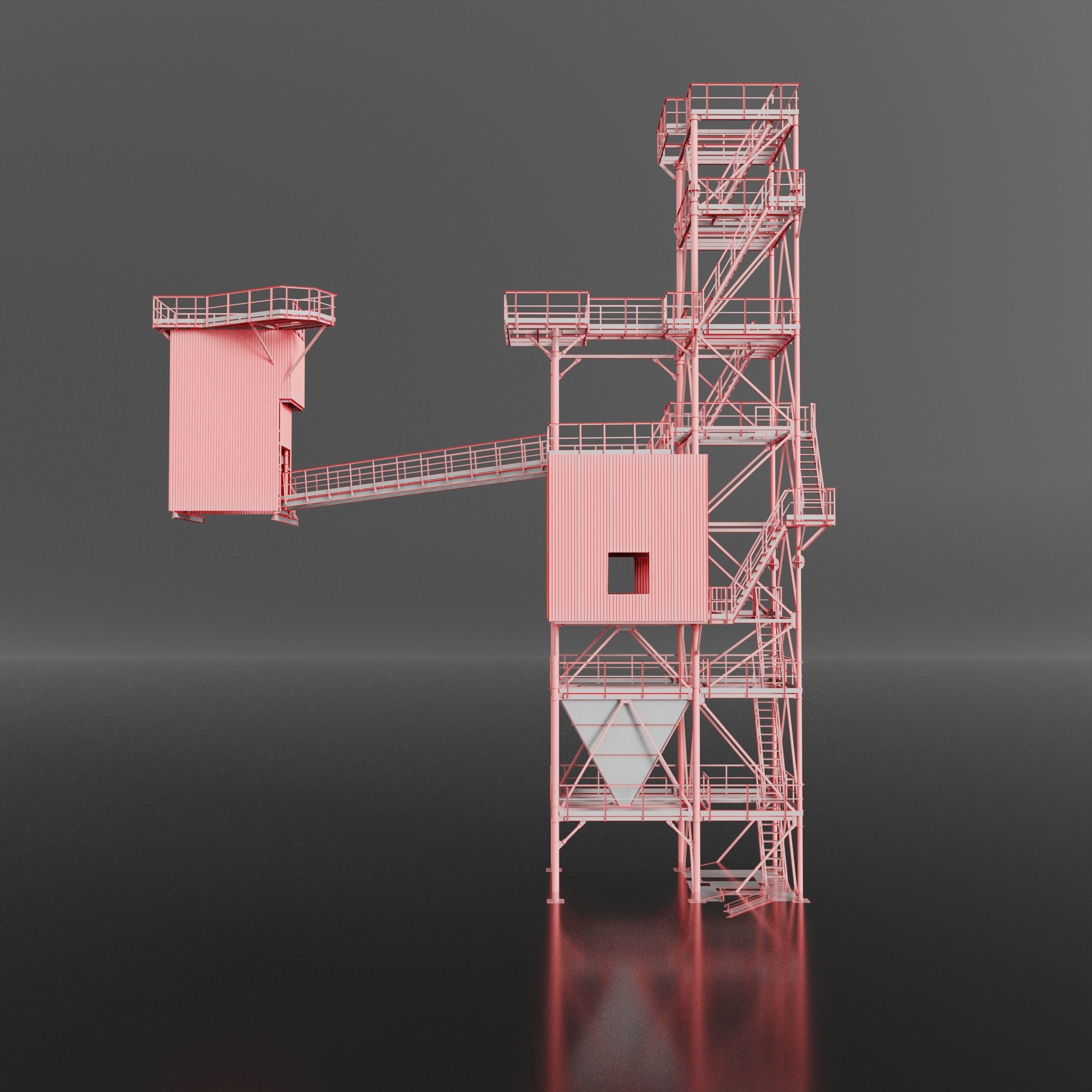 Elevator 3D model_3