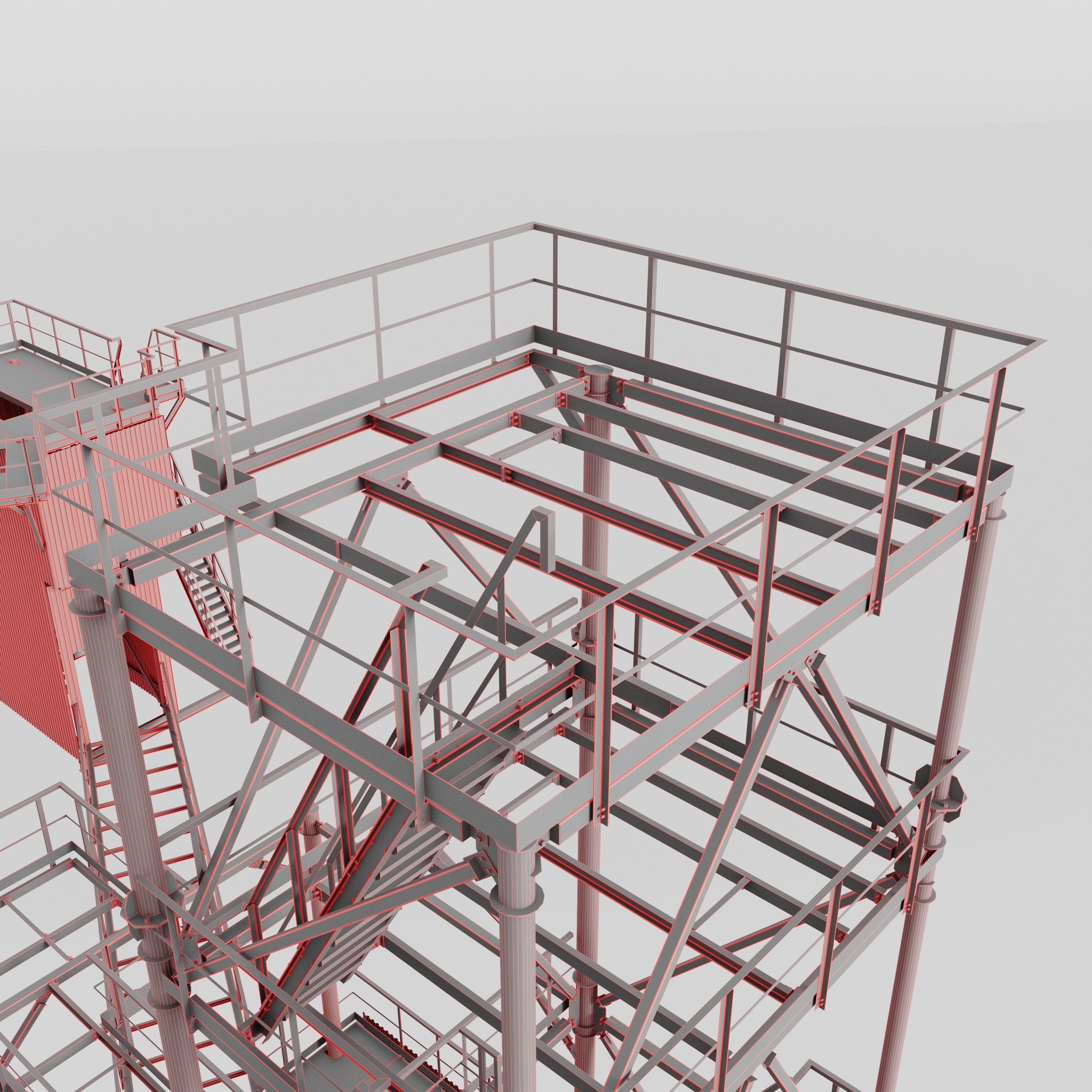Elevator 3D model_8