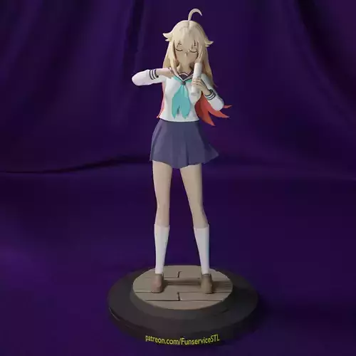 Torako Koshi from anime Shikanoko Nokonoko Koshitantan 3D print model