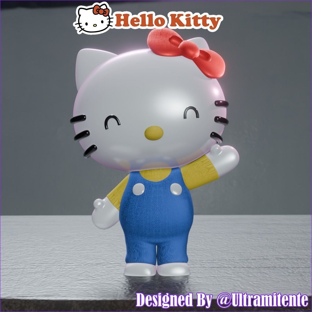 SANRIO PACK I X4 Kitty - My Melody - Kuromi - Cinnamoroll 3D print model_5