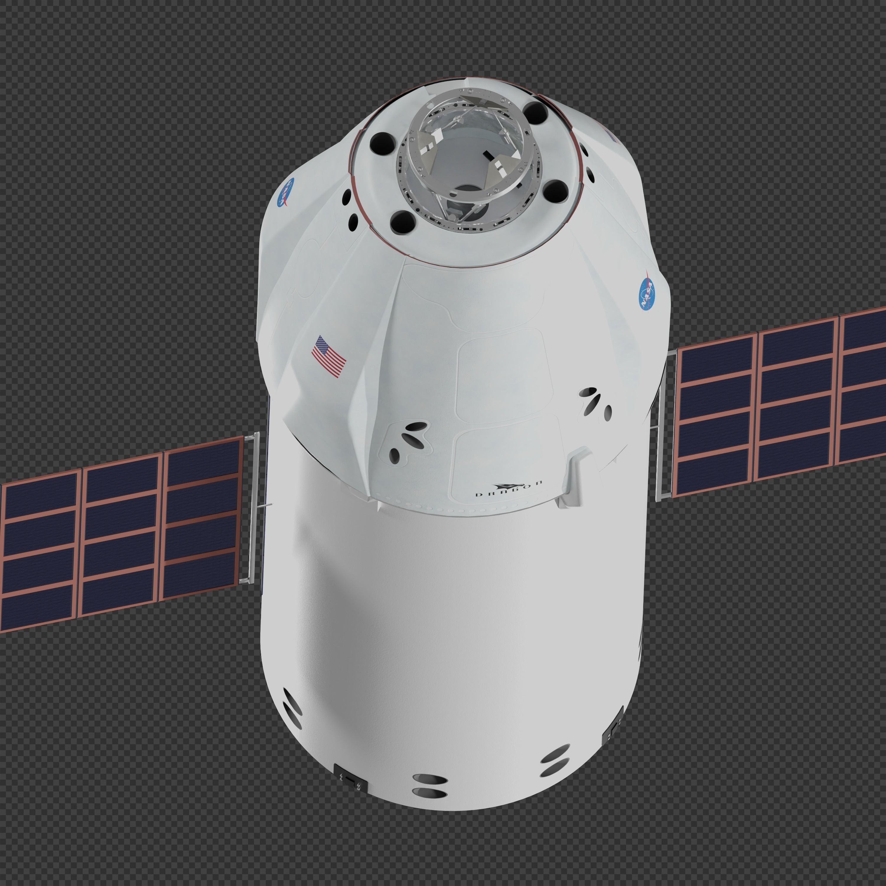 ISS Deorbit Vehicle 3D model_2