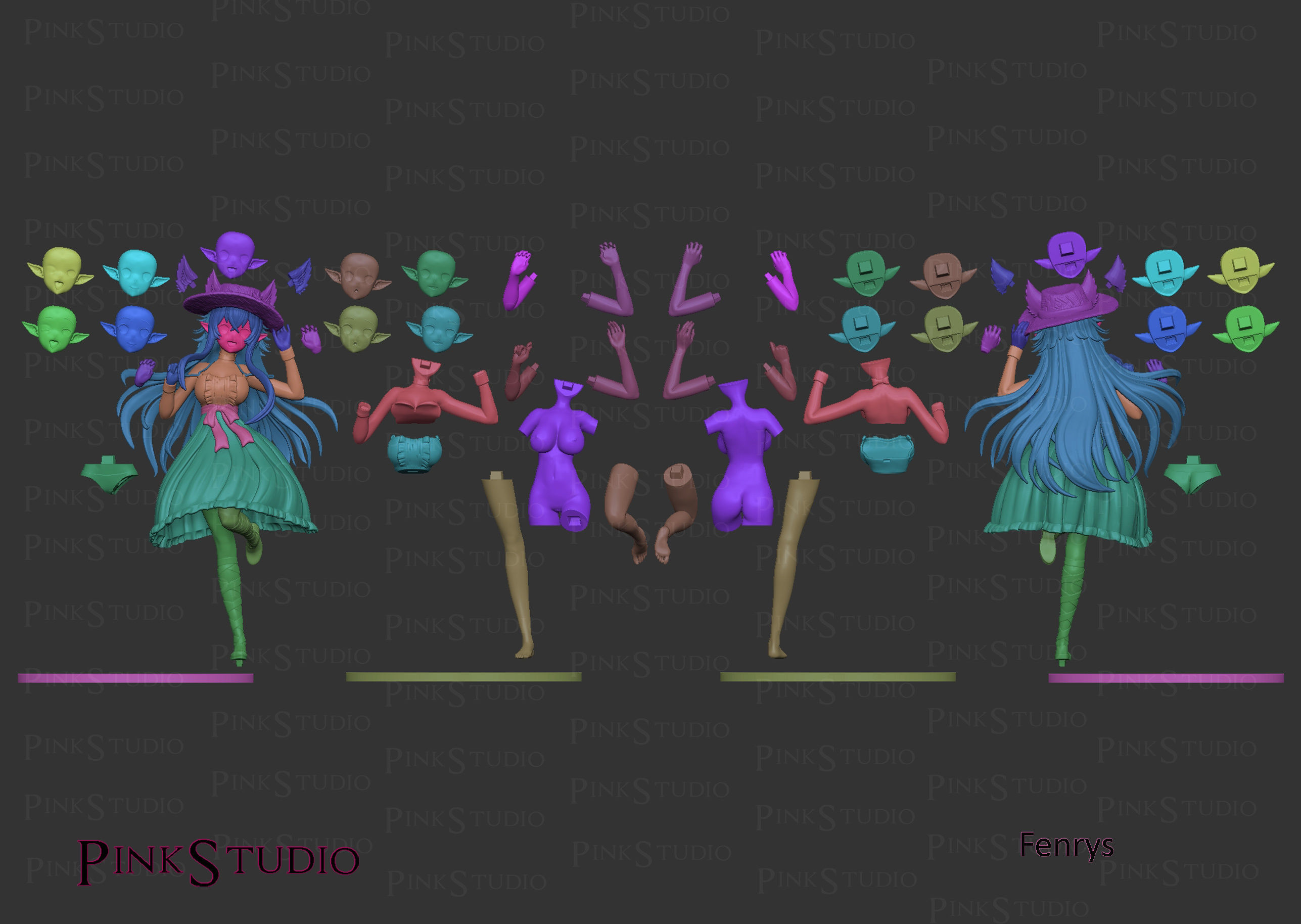 Chillin in Another World with Level 2 Cheats - Fenrys 3D print model_32