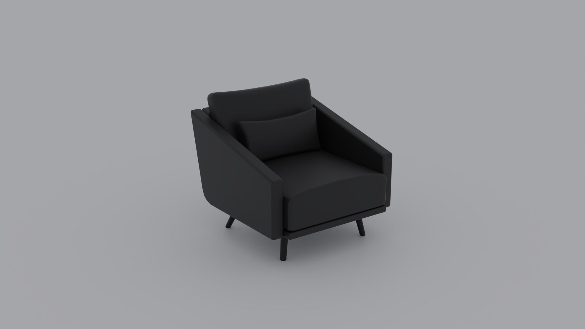 Low Poly Chairs Pack Low-poly 3D model_18