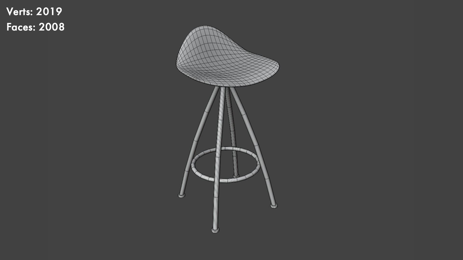 Low Poly Chairs Pack Low-poly 3D model_28