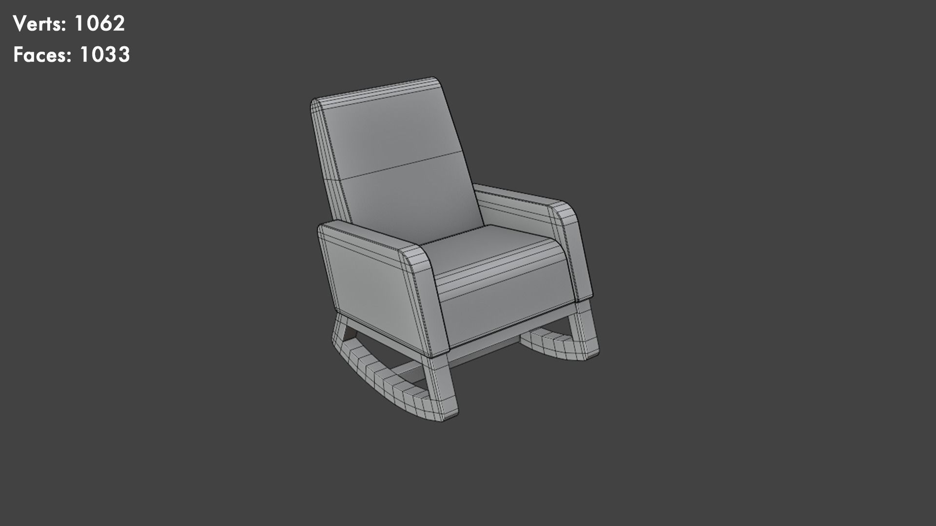 Low Poly Chairs Pack Low-poly 3D model_36