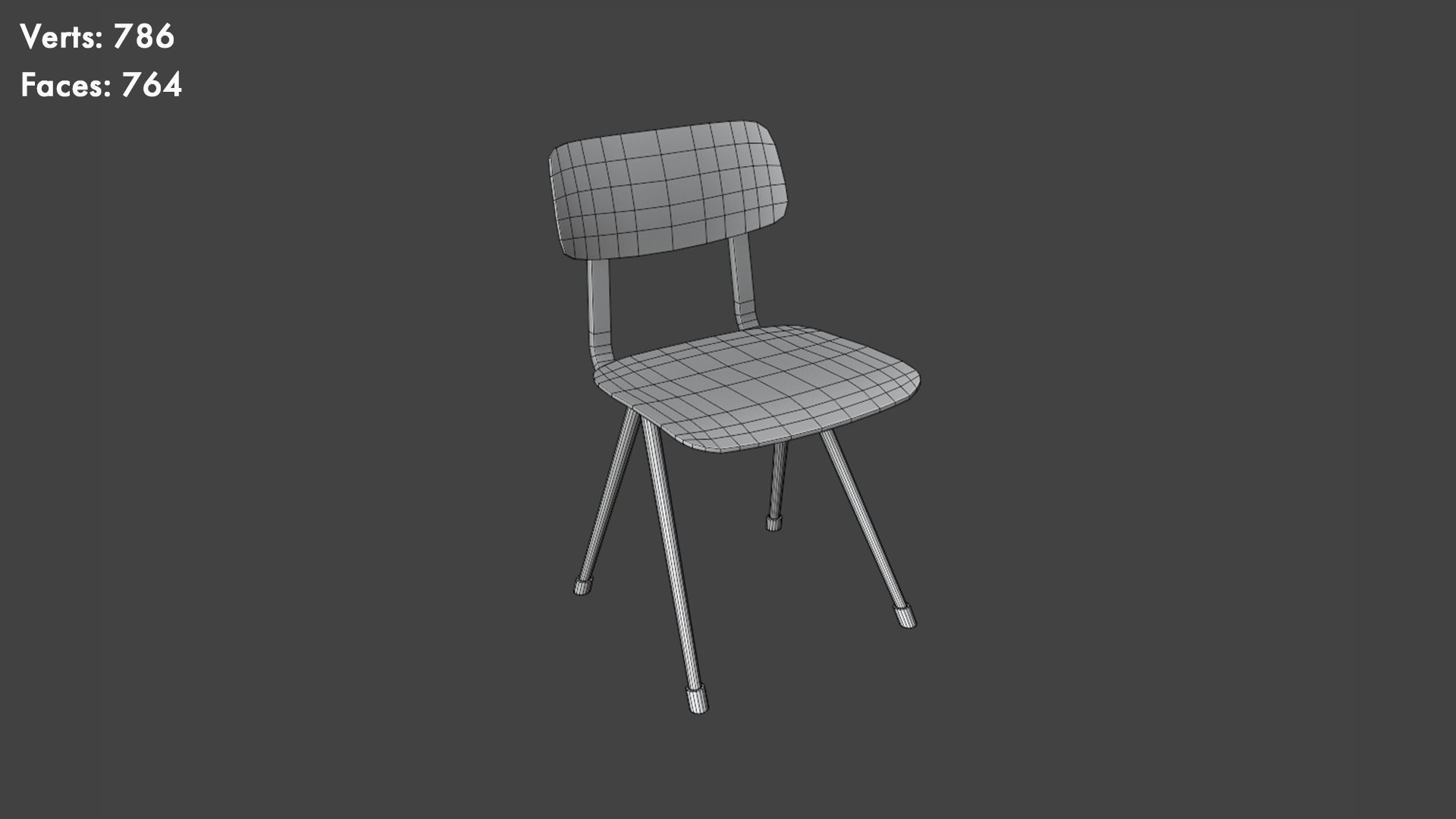 Low Poly Chairs Pack Low-poly 3D model_40