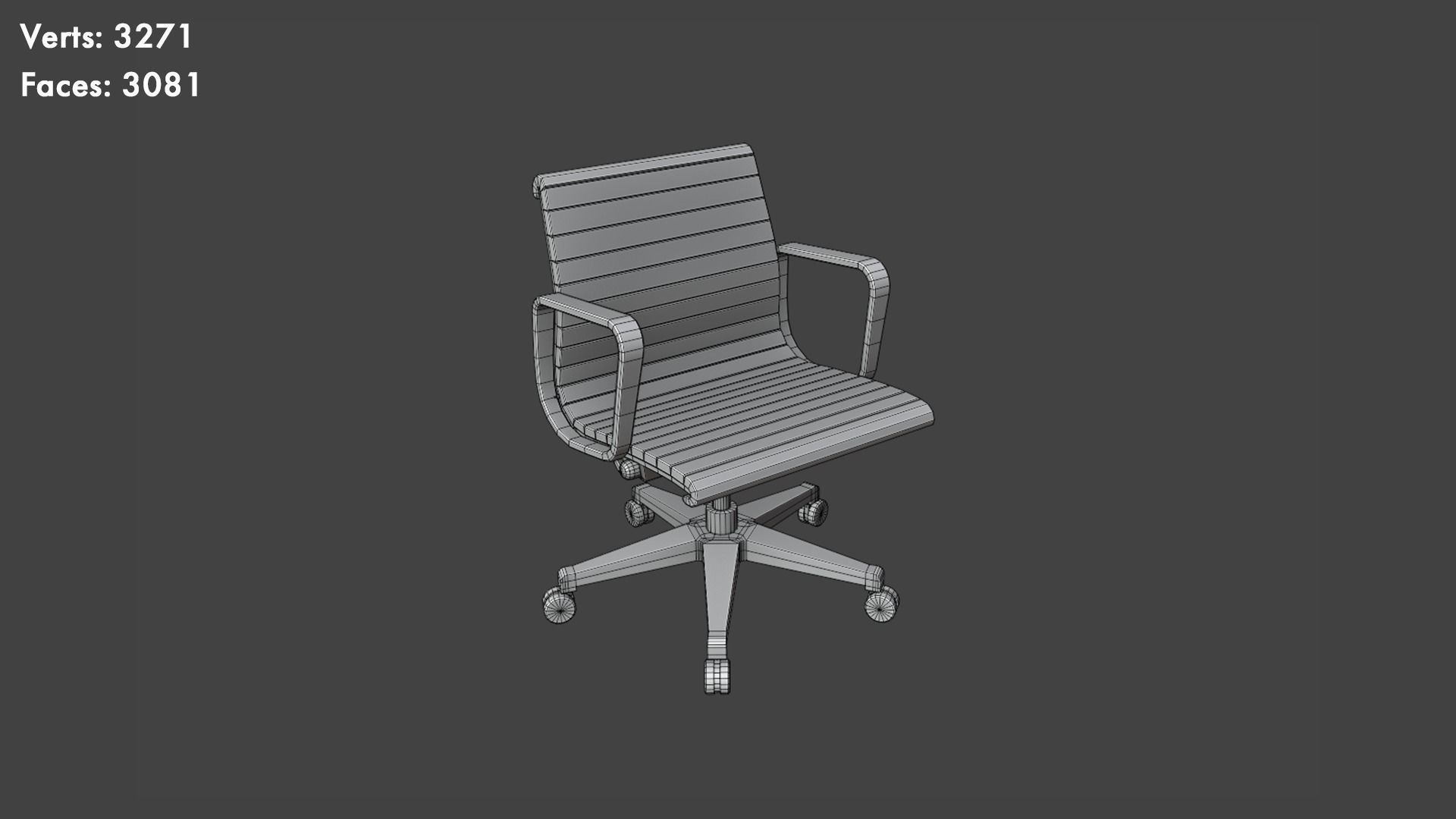 Low Poly Chairs Pack Low-poly 3D model_34