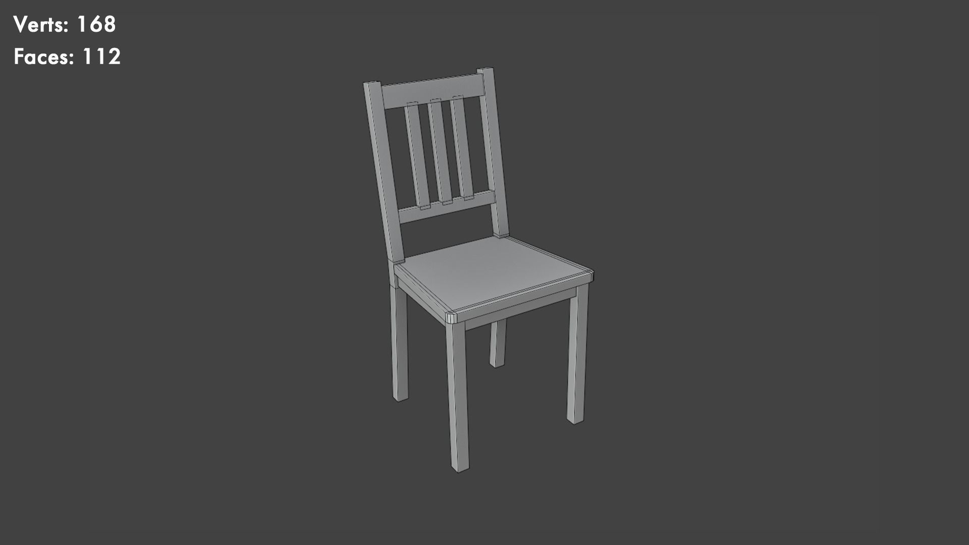 Low Poly Chairs Pack Low-poly 3D model_30