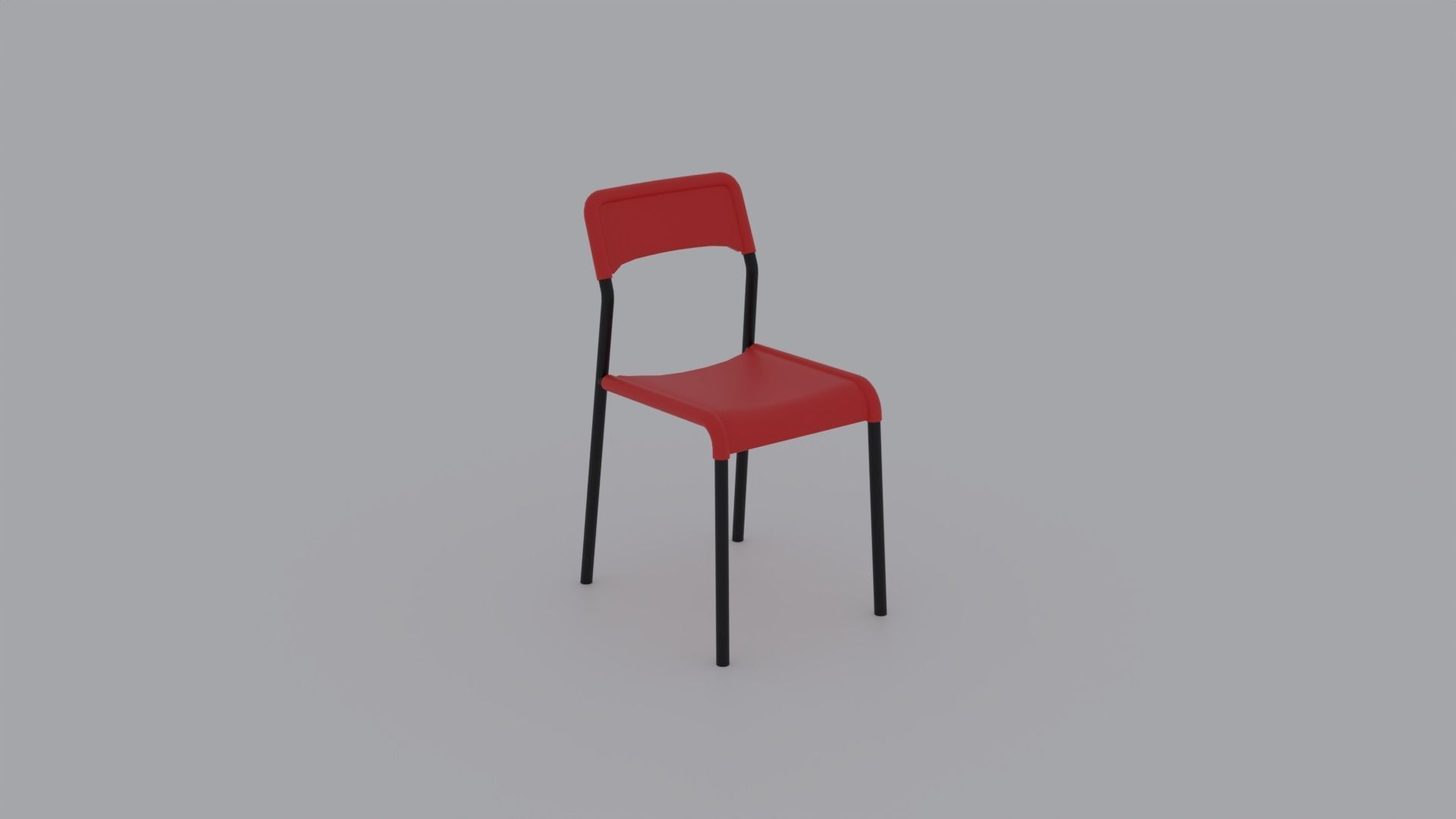 Low Poly Chairs Pack Low-poly 3D model_6