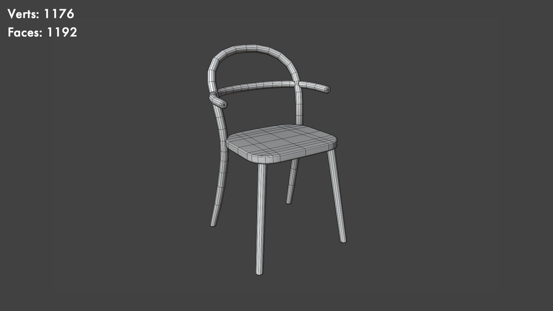 Low Poly Chairs Pack Low-poly 3D model_25